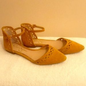 Yellow Jessica Simpson flats